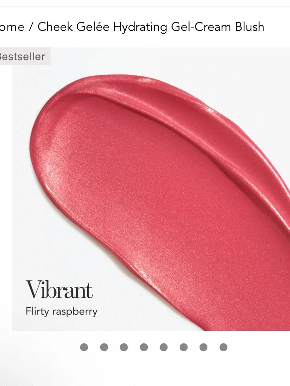 Chantecaille Vibrant Cheek Gelee Hydrating Gel-Cream Blush — Vibrant no box